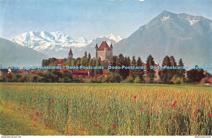 R297351 Thun Thoune Blumlisalp und Niesen 8141 Arthur Baur Fritz Weibel AG Thun