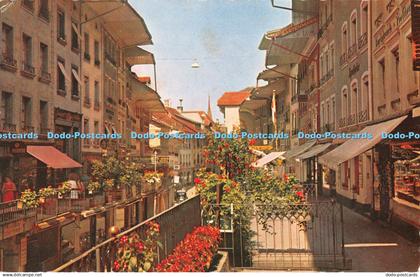 R346631 Thun Thoune Hauptgasse Arthur Baur Druck Fritz Weibel AG Thun 1963