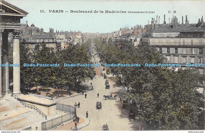 R370087 11 Paris Boulevard de la Madeleine Perspective C M