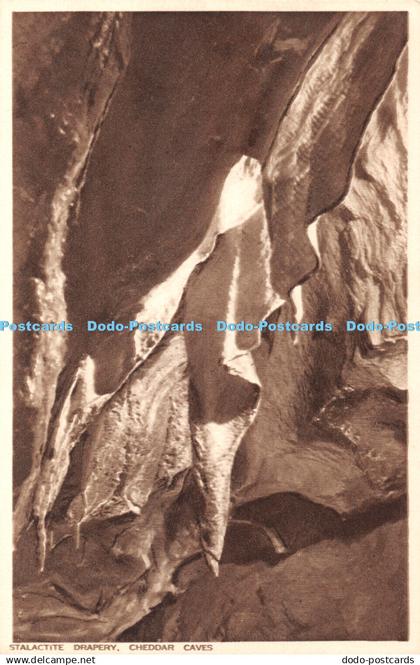 R384201 Cheddar Caves Stalactite Drapery A G H Gough Manager The Caves Cheddar