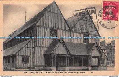 R386318 Honfleur Portail de L Eglise Sainte Catherine LL 160 Edition Honfleur