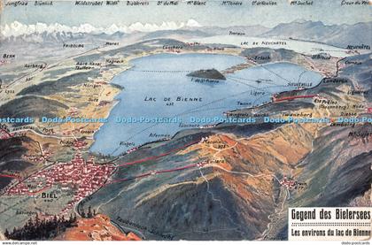 R412632 Gegend des Bielersees Les environs du lac de Bienne Frobenius A G 1914