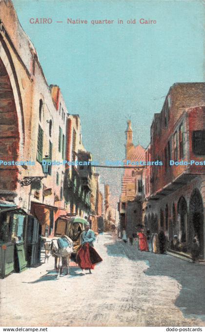 R430767 Cairo Native quarter in old Cairo Serie 645 The Cairo Post Card Trust Ph