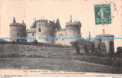 R490520 Environs de Vannes Sarzeau Les Ruines feodales du Chateau de Suscinio co