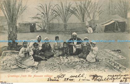 R612993 Greetings from Assuan village 1903