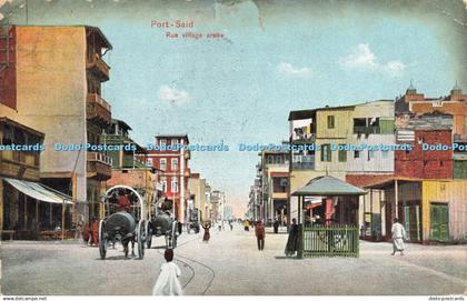 R613445 Port Said Rue village arabe Ephtimios Freres Egypte Port Said