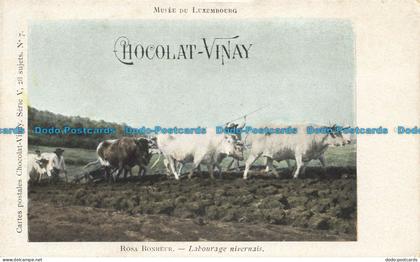 R627571 Musee du Luxembourg. Rosa Bonheur. Labourage Nivernais. Chocolat Vinay.