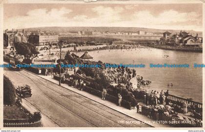 R672851 Weston super Mare. The Marine Lake