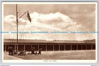 R764545 H M S Ganges Annexe Tuck Postcard