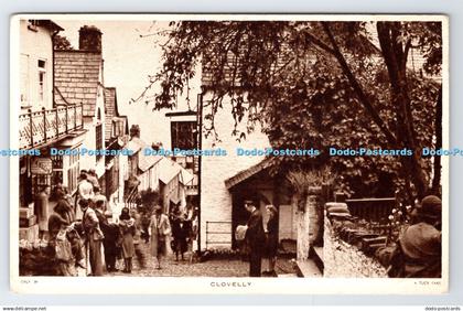 R777653 Clovelly Tuck Postcard