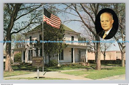 R811269 Abilene. Kansas. Eisenhower Home and Museum. Tetricolor. J. E. Tetirick.