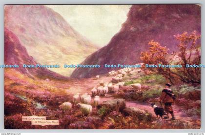 R815689 The Grampians A Mountain Pass Tuck Oilette 7338