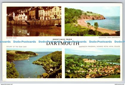 R816613 Greetings From Dartmouth Bayards Cove Jarrold Norwich Multi View