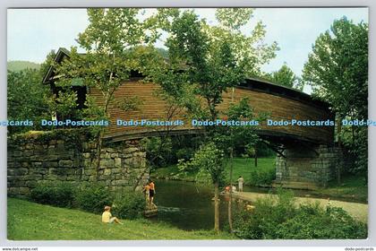 R816672 Va Humpback Bridge Near Covington Mayer Post Card Roanoke