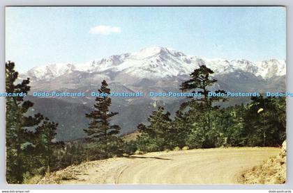 R821912 Colorado Snow Covered Pikes Peak Colorado Springs Noble Rembrant