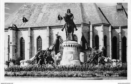 ro397 matyas kiraly szobor kolozsvar romania  cluj romania