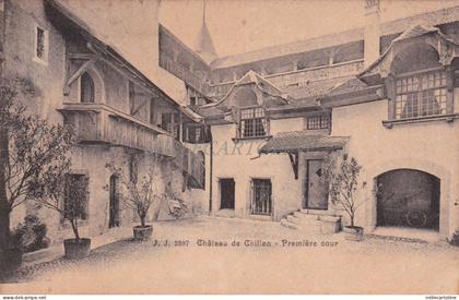SWITZERLAND - Chateau de Chillon - Premier cour 1905