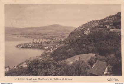 SWITZERLAND - Montreux, Montfleuri, La Colline et Valmont, Postcard 1911
