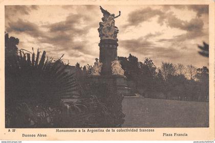 uk33463 monumento a la argentina de la colectividad  buenos aires  argentina