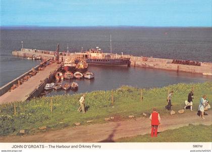 uk6341 harbour and orkney ferry scotland uk