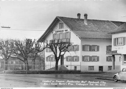 US6251 hotel rankweiler hof rankweil austria real photo