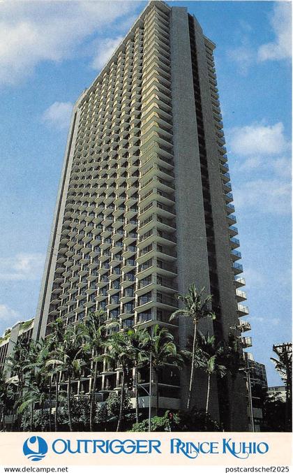 US84 USA HI Hawaii Honolulu Outrigger Prince Kuhio hotels