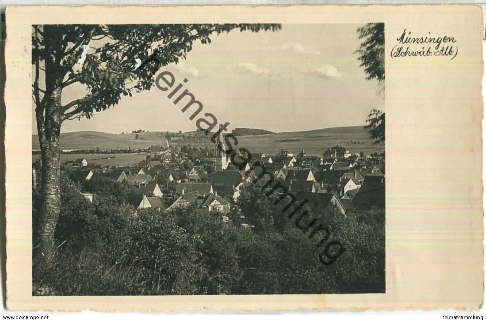Münsingen - Foto-Ansichtskarte - Verlag Fr. Pflüger Münsingen