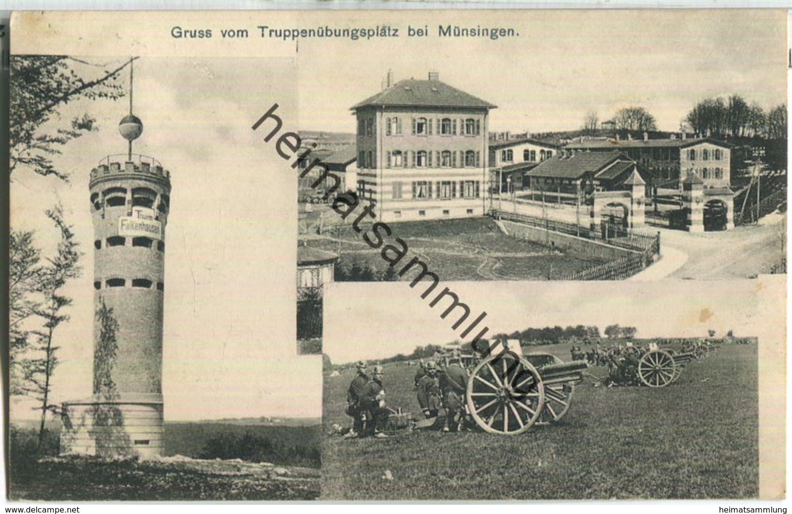 Münsingen - Gruss vom Truppenübungsplatz - Verlag Gebr. Schmid Münsingen