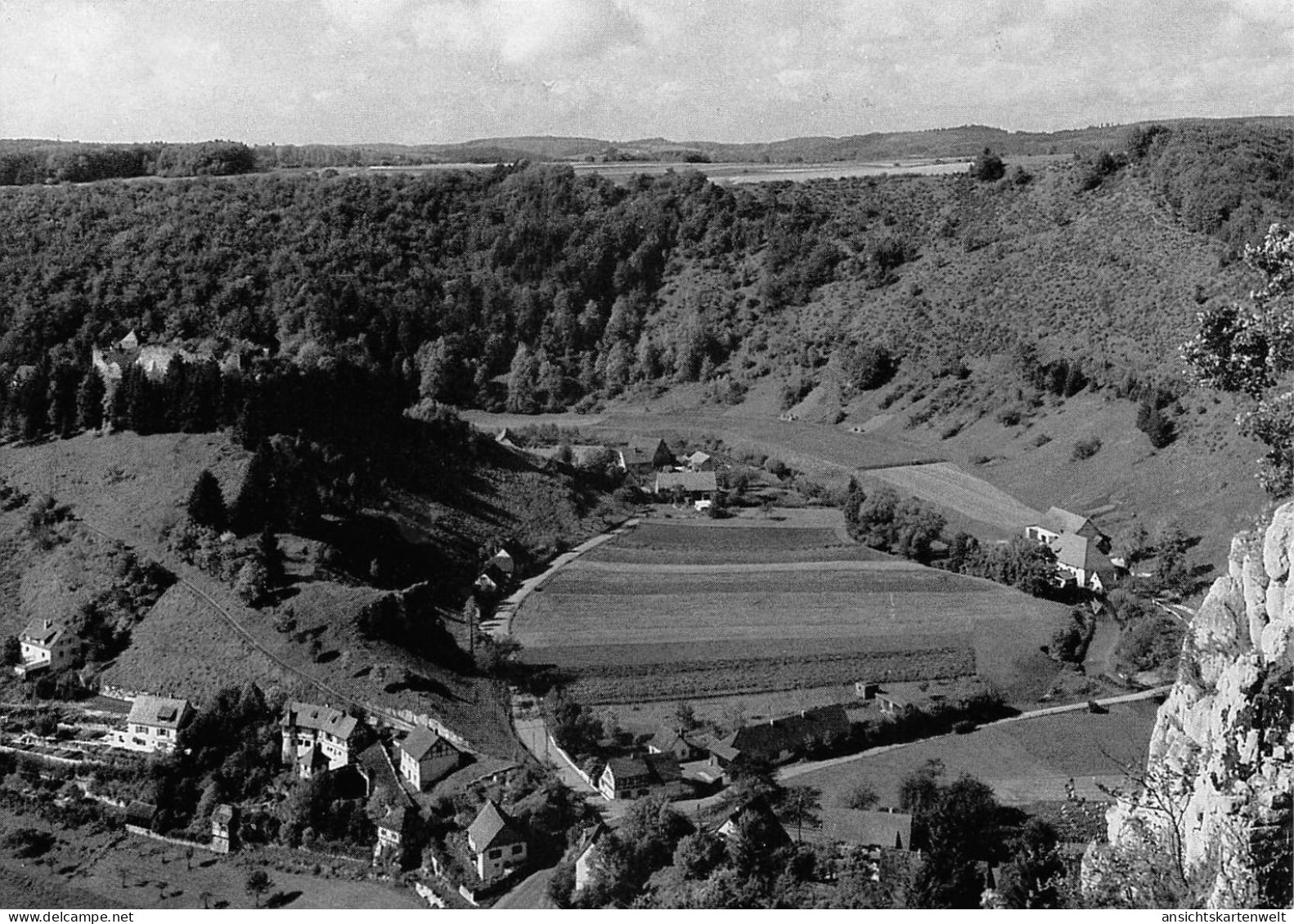 Münsingen-Gundelfingen Blick von der Ruine Hohengundelfingen ngl #186.347