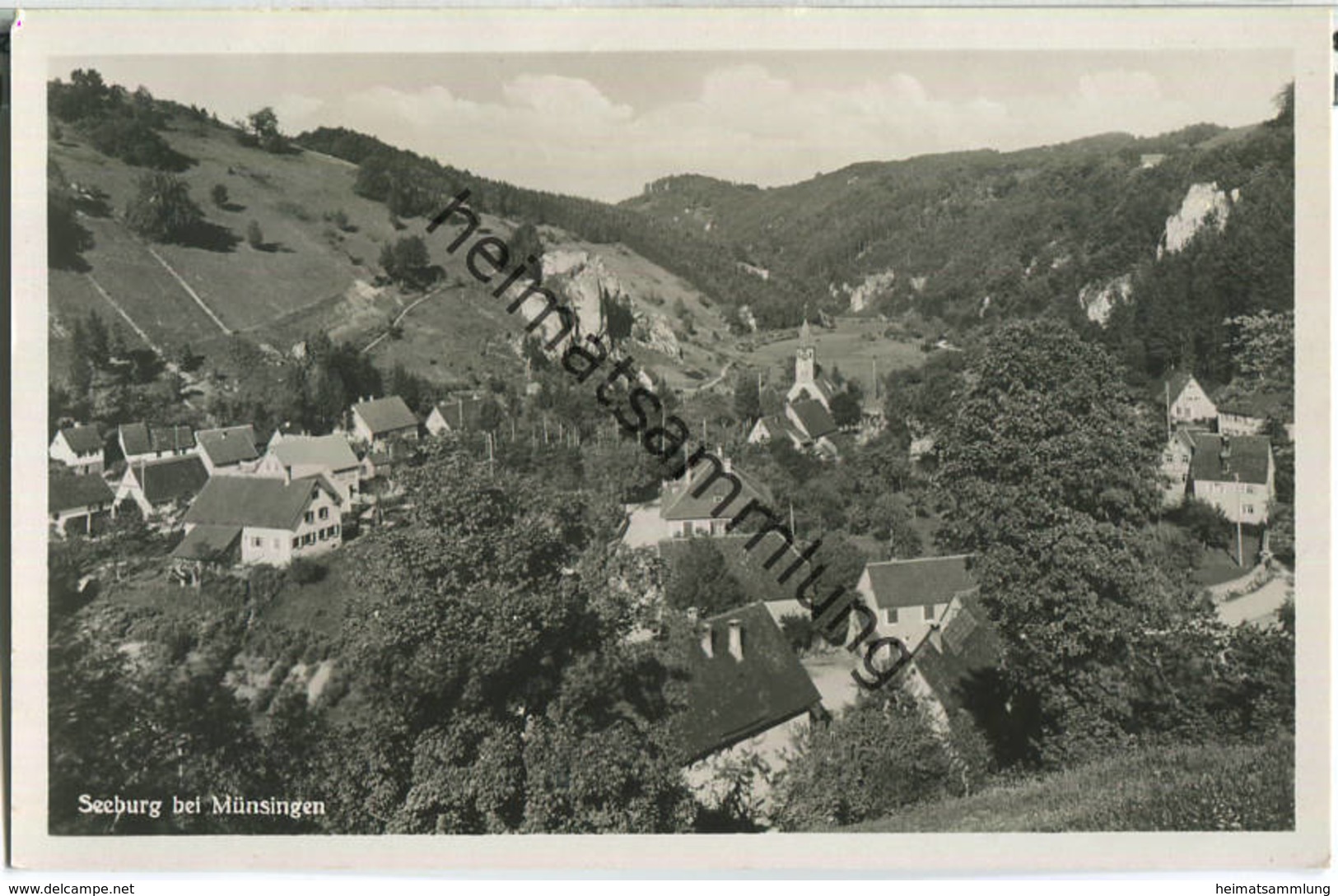 Münsingen - Seeburg - Foto-Ansichtskarte