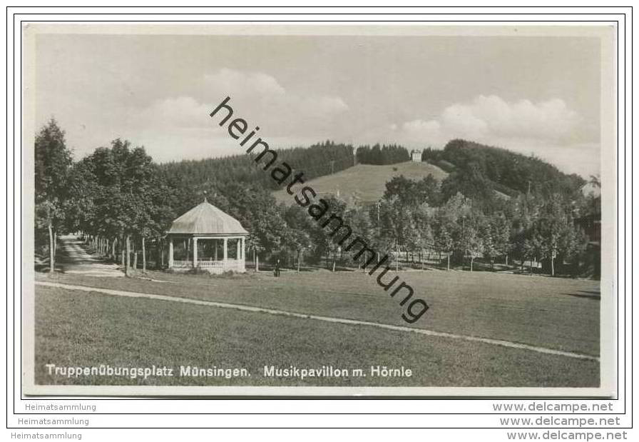 Münsingen - Truppenübungsplatz - Musikpavillon mit Hörnle