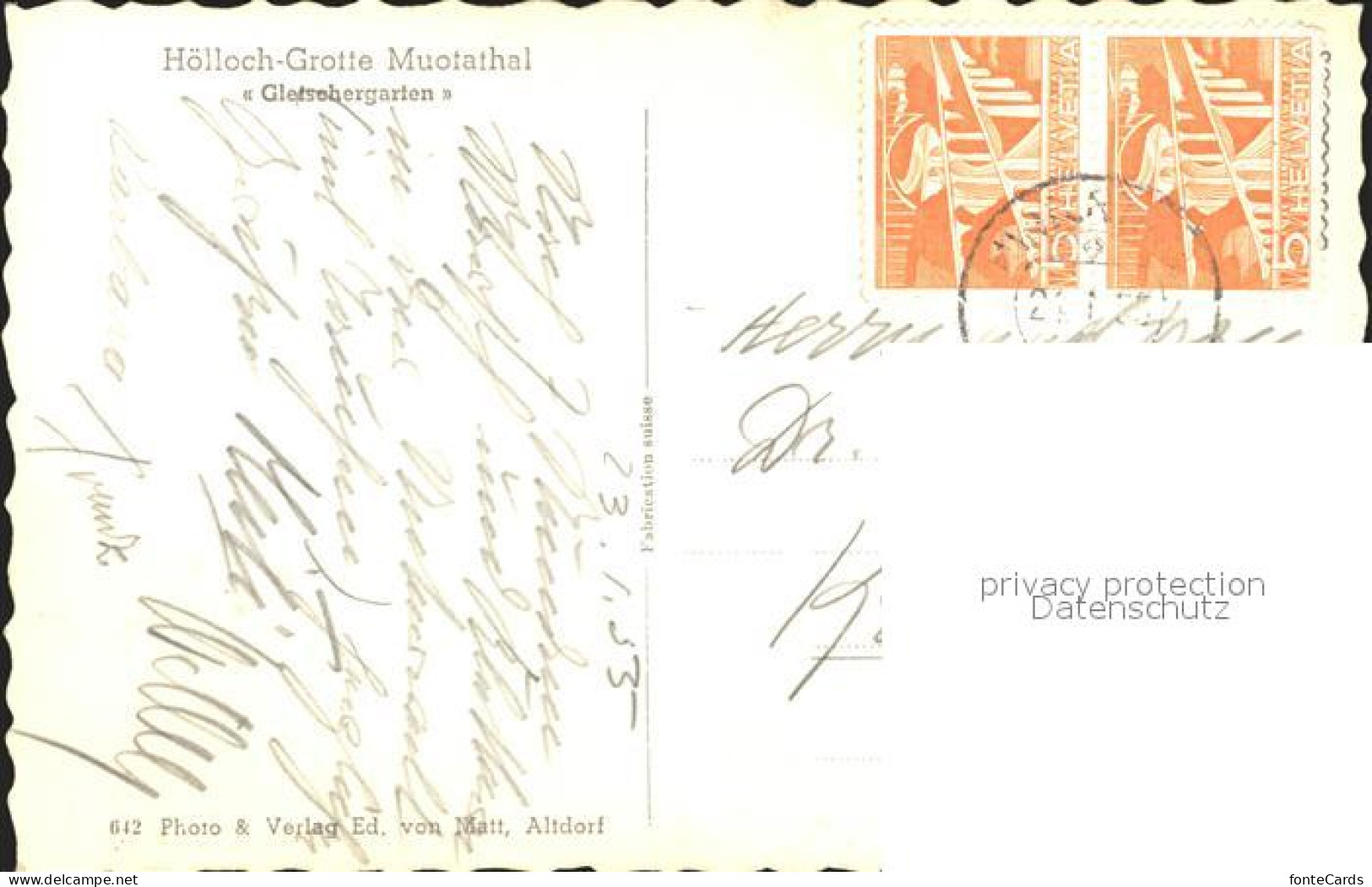 Muotathal Hoelloch Grotte Gletschergarten