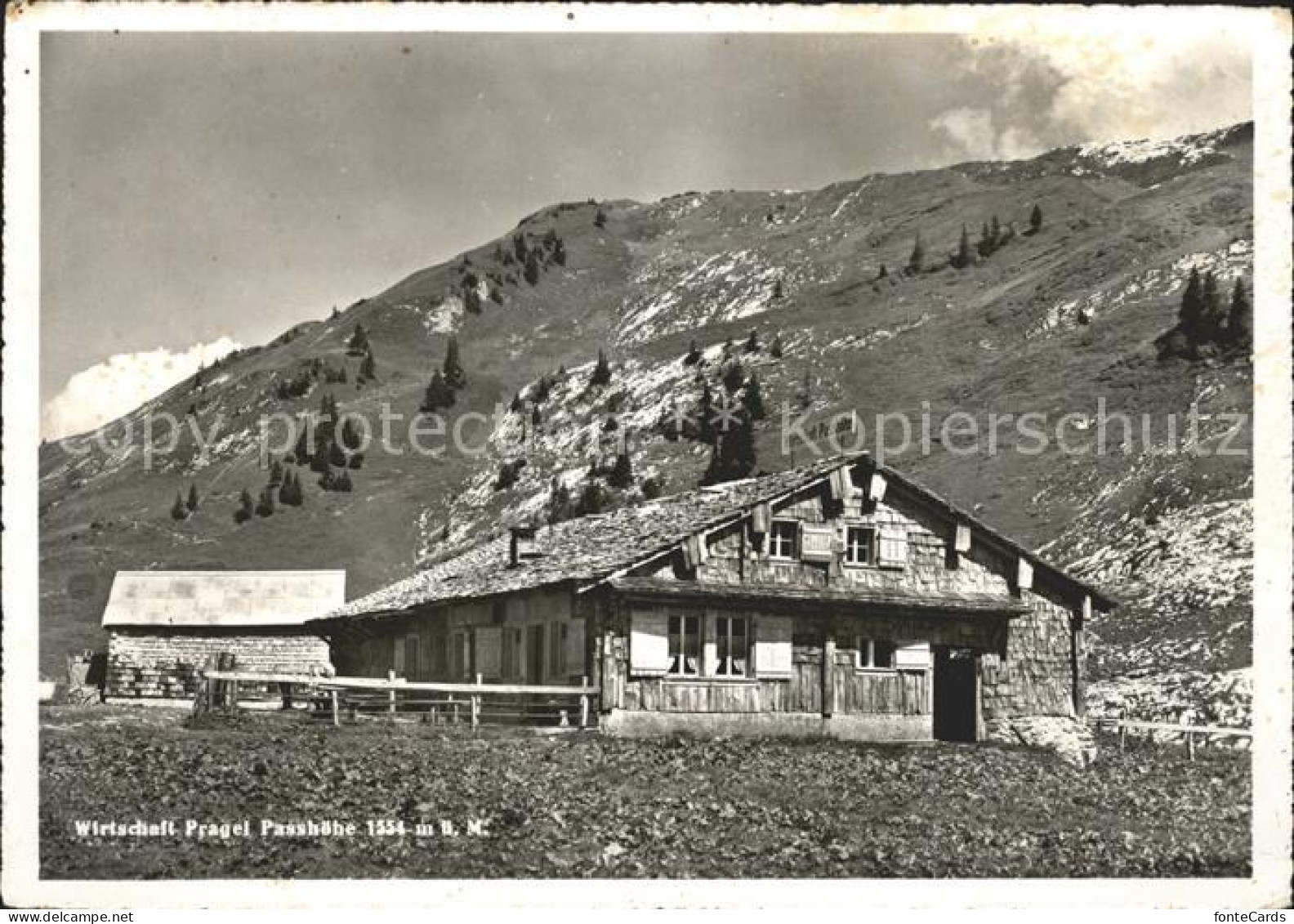 Muotathal Wirtschaft Pragel-Passhoehe