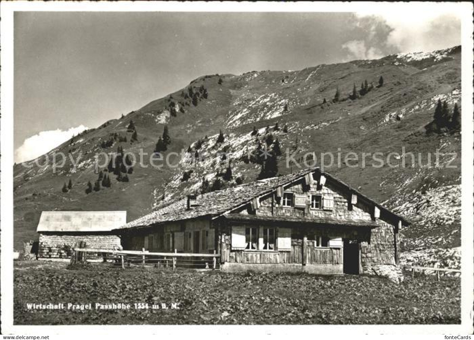 Muotathal Wirtschaft Pragel Passhoehe