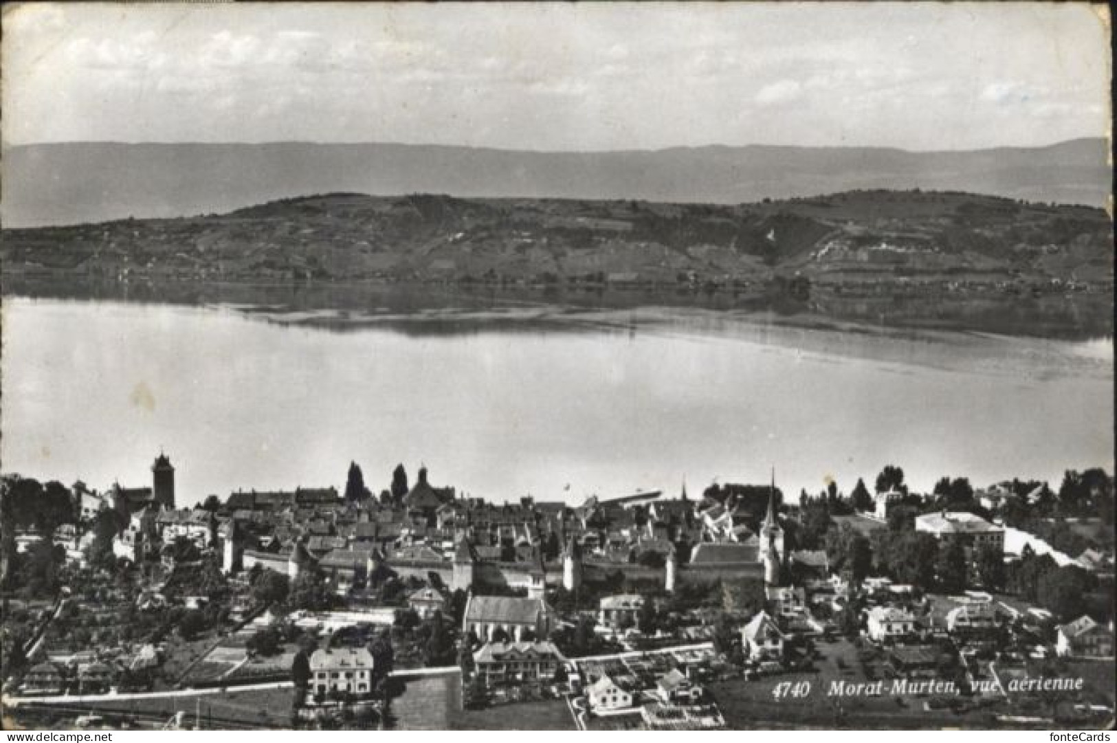 Murten Morat Murten Fliegeraufnahme