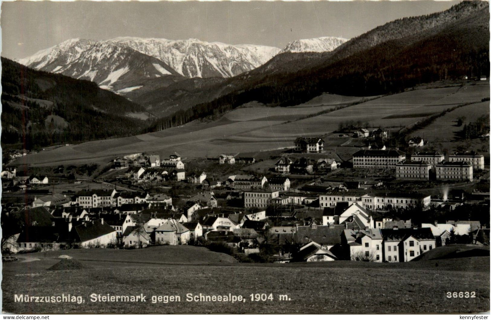 Mürzzuschlag/Steiermark - Mürzzuschlag - gegen Schneealpe