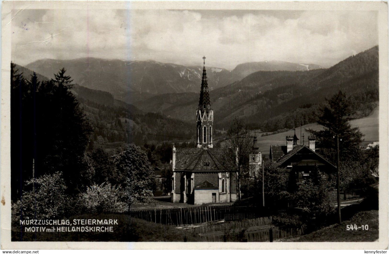 Mürzzuschlag/Steiermark - Mürzzuschlag - Motiv mit Heilandskirche