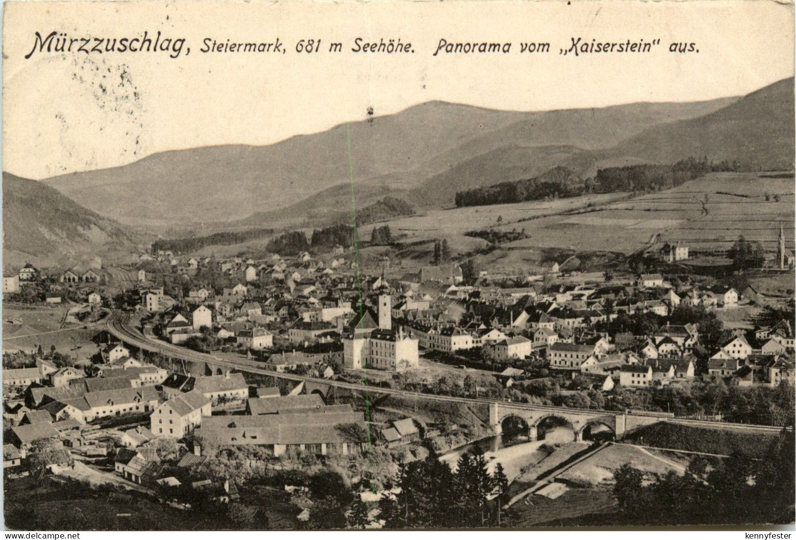 Mürzzuschlag/Steiermark - Mürzzuschlag - Panorama vom Kaiserstein aus