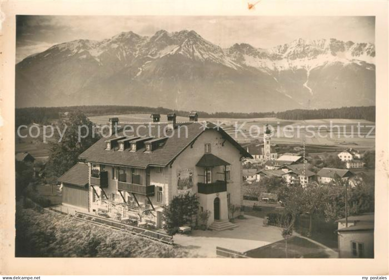 Mutters Tirol Gasthof Pension Mutterer Hof Alpenpanorama