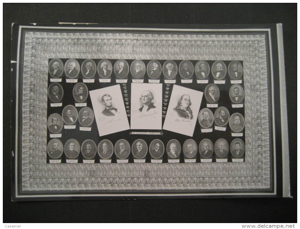 My favorite americans USA post card