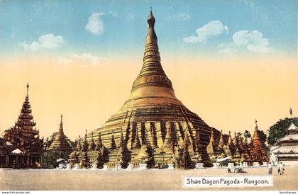 L255 Burma Myanmar Rangoon Shwe Dagon Pagoda postcard