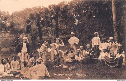 MYANMAR Burma - Burmese Poay - Publ. P. Klier 501