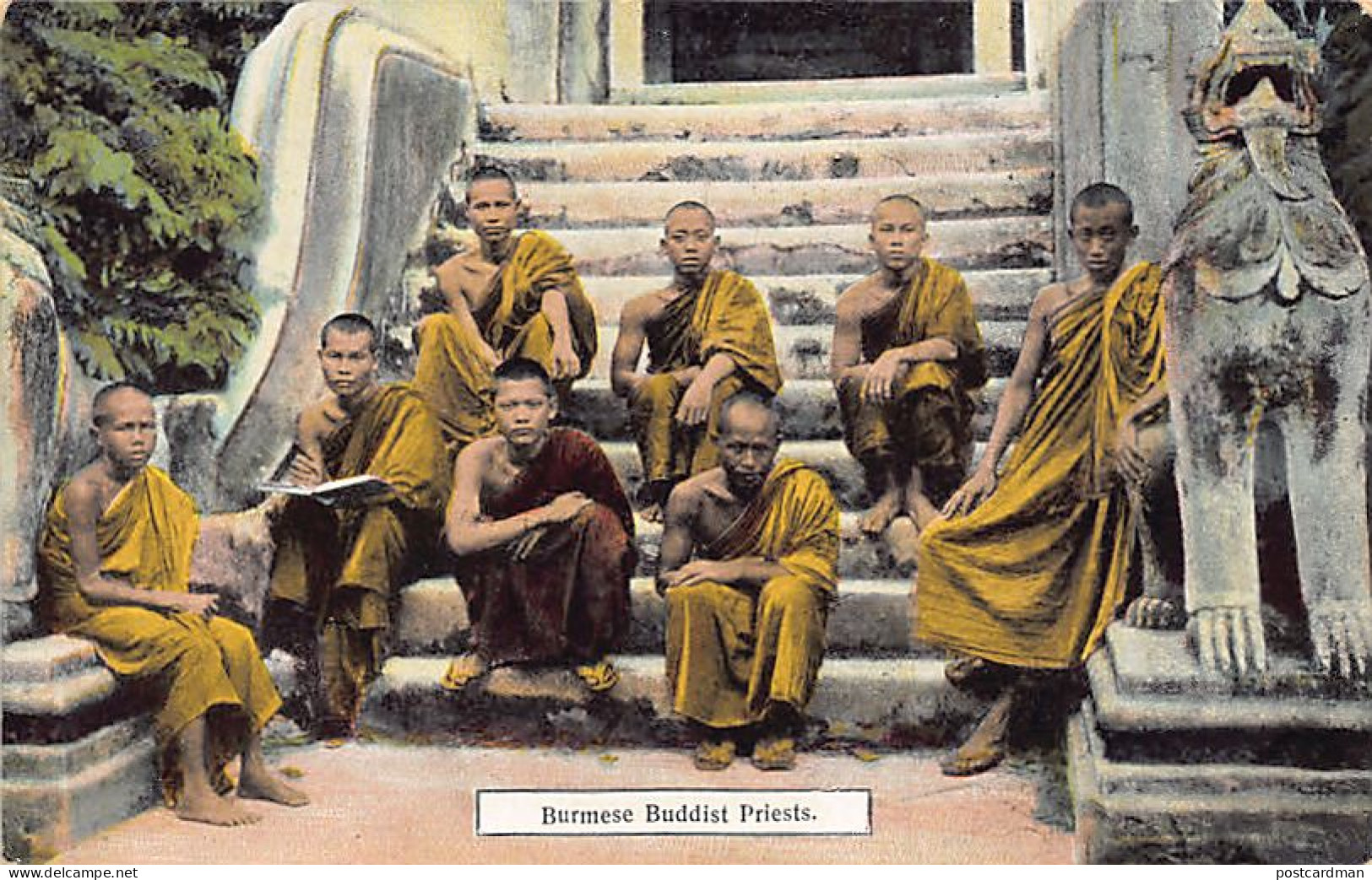 MYANMAR Burma - Burmese buddhist priests - Publ. D. A. Ahuja 9