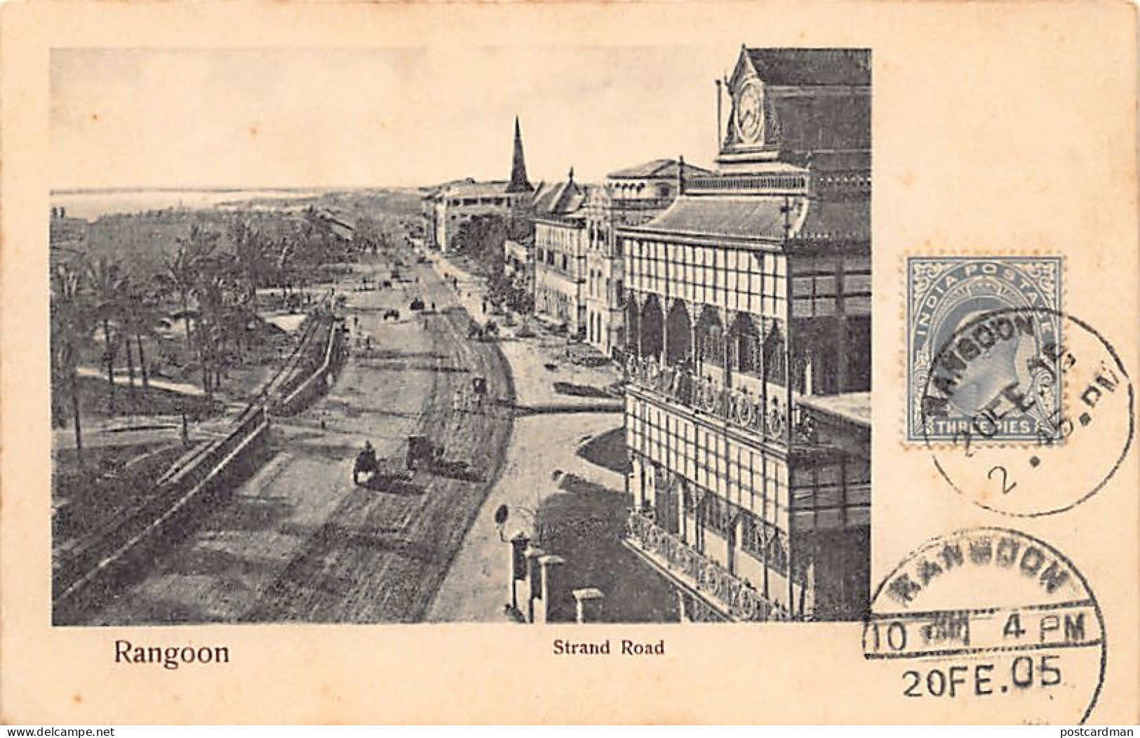 MYANMAR Burma - RANGOON - Strand Road - Publ. unknown