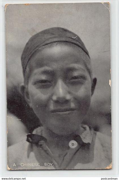 BURMA Myanmar - A chinese boy - SEE SCANS FOR CONDITION - Publ. Burma Rifles