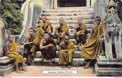 MYANMAR Burma - Burmese buddhist priests - Publ. D. A. Ahuja 9