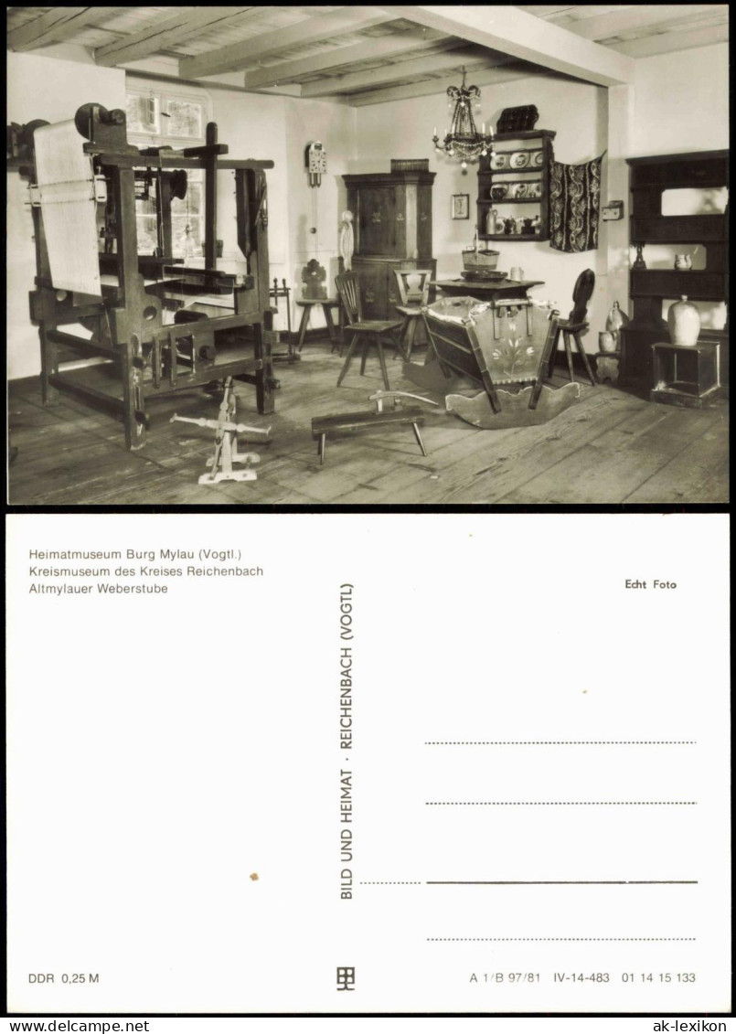 Mylau Reichenbach (Vogtland) Heimatmuseum Burg Mylau Kreismuseum  1981