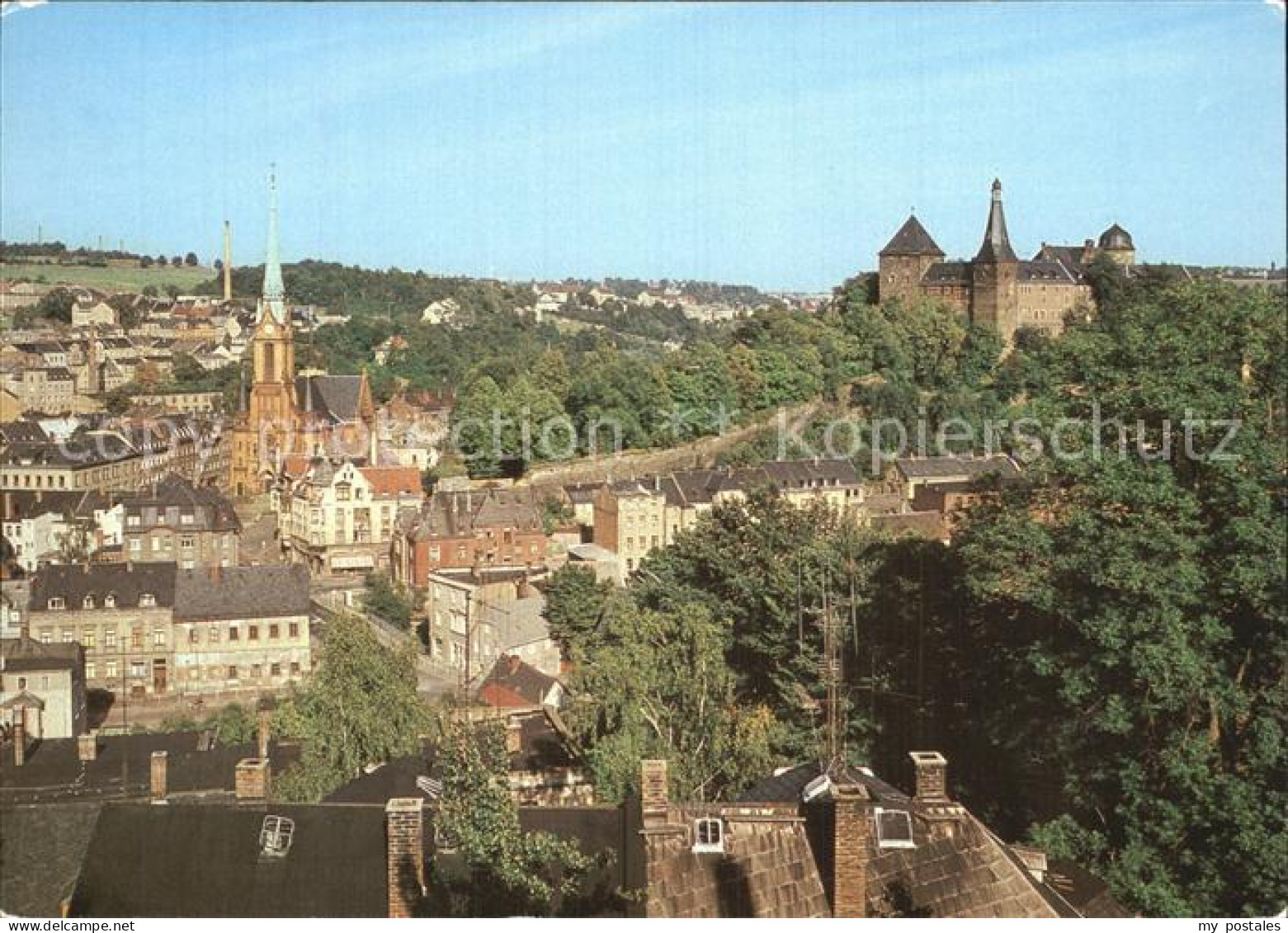 Mylau Schloss Panorama