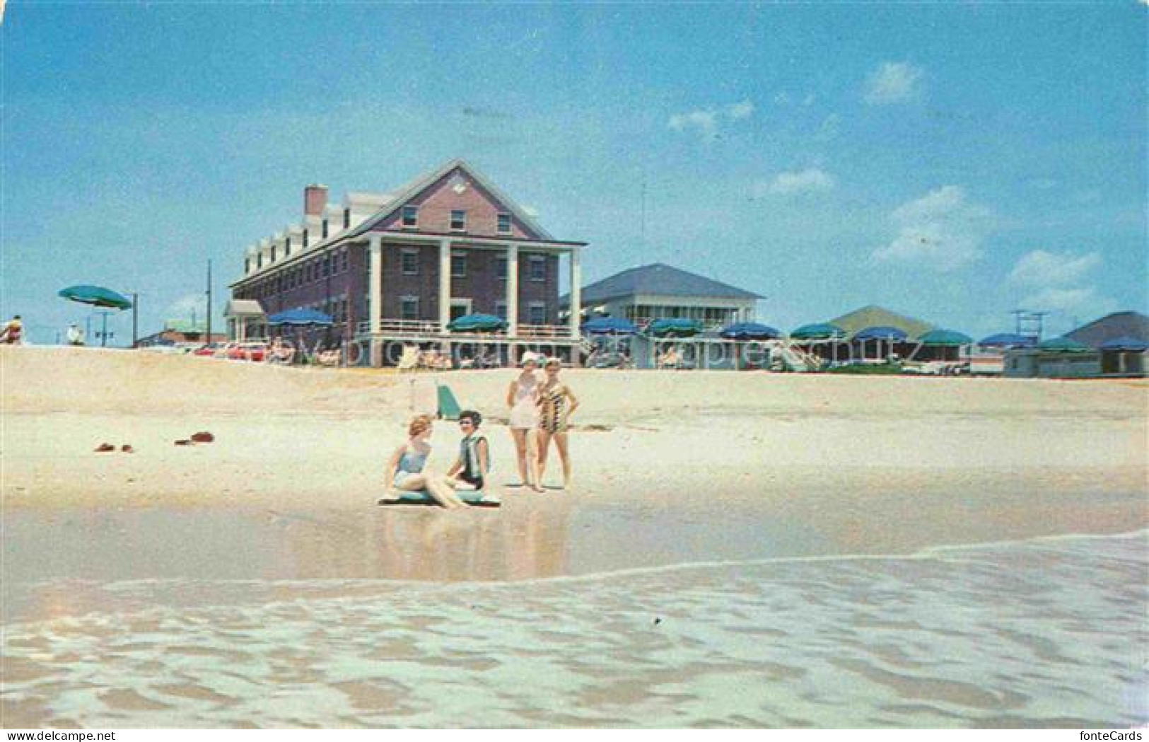 Myrtle Beach South Carolina USA Chesterfield-Inn Strand Badegaeste Hotel Sonnens