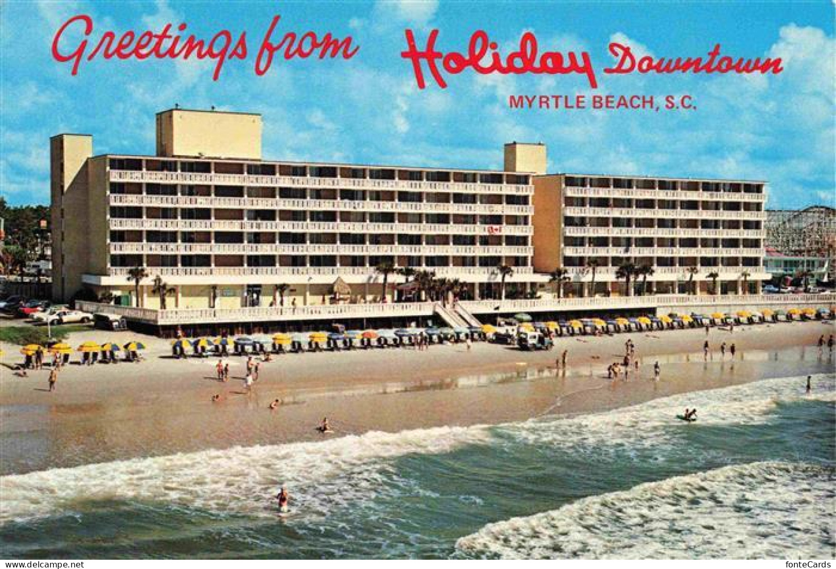 Myrtle Beach South Carolina USA Holiday Downtown Fliegeraufnahme